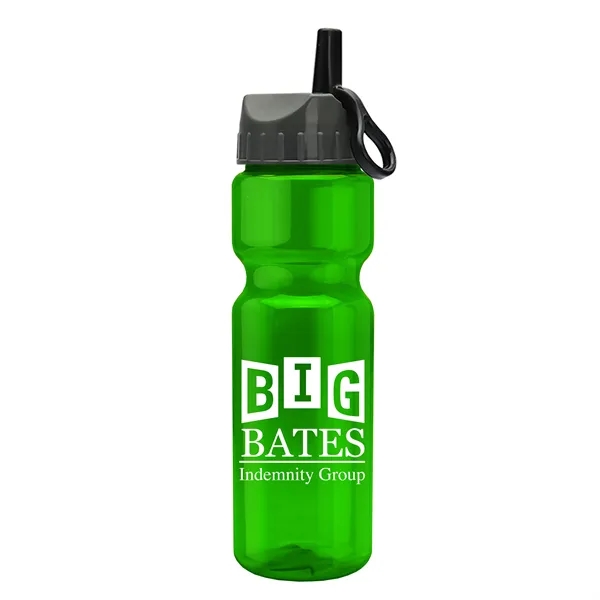 Transparent sports bottle, 28 oz., heavy wall design for multiple use.... from ASI 40480 Koozie Group