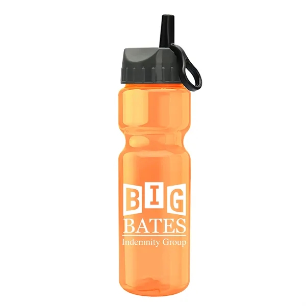 Transparent sports bottle, 28 oz., heavy wall design for multiple use.... from ASI 40480 Koozie Group
