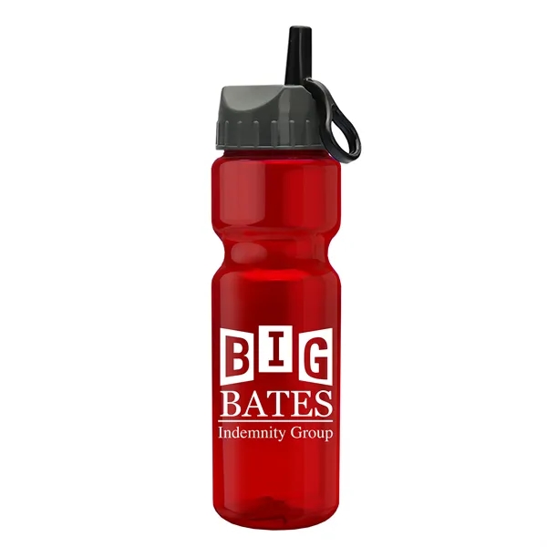 Transparent sports bottle, 28 oz., heavy wall design for multiple use.... from ASI 40480 Koozie Group
