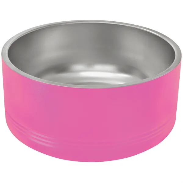 Polar Camel stainless steel 64-ounce pet bowls.... from ASI 74601 Calico