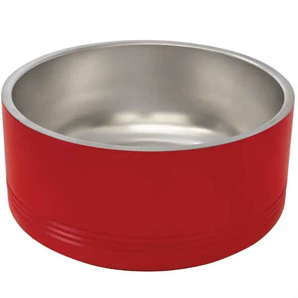 Polar Camel stainless steel 64-ounce pet bowls.... from ASI 74601 Calico