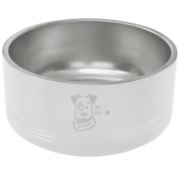Polar Camel stainless steel 64-ounce pet bowls.... from ASI 74601 Calico