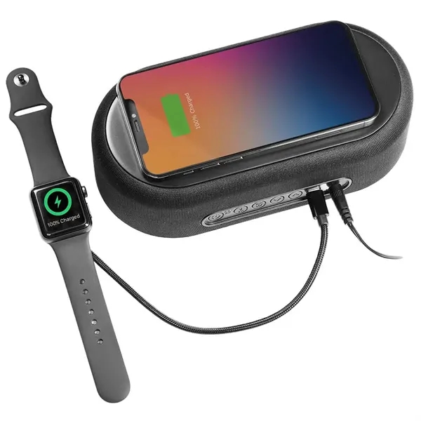 Rest and recharge with the iHome Wireless PowerBoost, an alarm clock... from ASI 61005 Hirsch Gift Inc