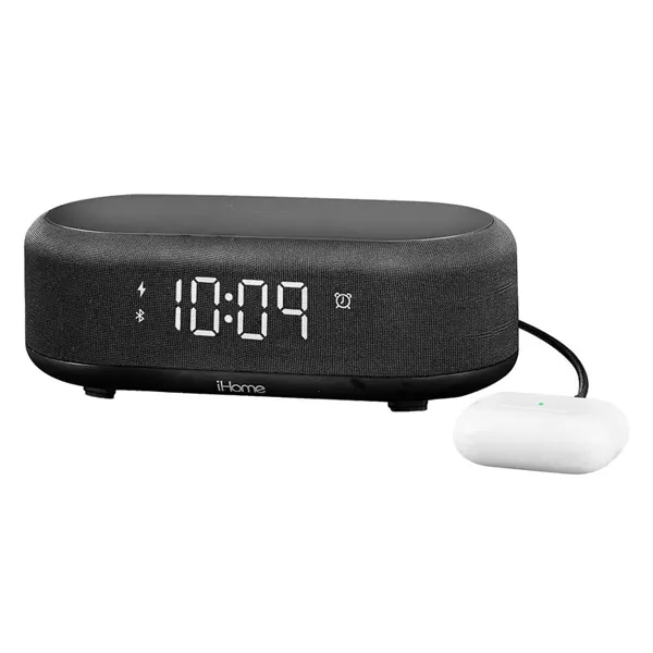 Rest and recharge with the iHome Wireless PowerBoost, an alarm clock... from ASI 61005 Hirsch Gift Inc