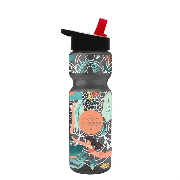 28 oz. Handle Straw Lid Bottle... from ASI 40480 Koozie Group