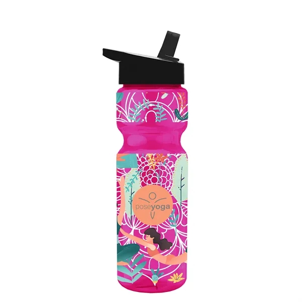28 oz. Handle Straw Lid Bottle... from ASI 40480 Koozie Group