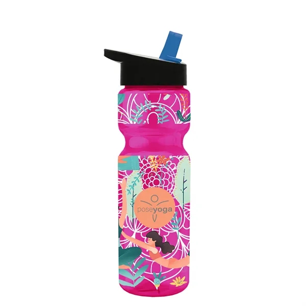 28 oz. Handle Straw Lid Bottle... from ASI 40480 Koozie Group