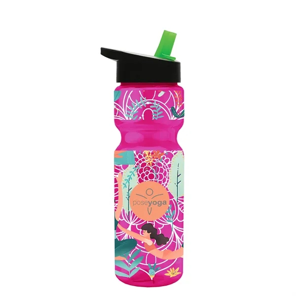 28 oz. Handle Straw Lid Bottle... from ASI 40480 Koozie Group