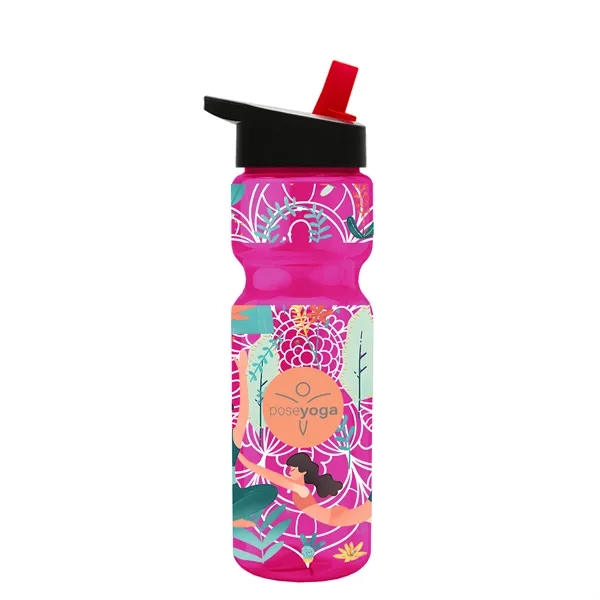 28 oz. Handle Straw Lid Bottle... from ASI 40480 Koozie Group