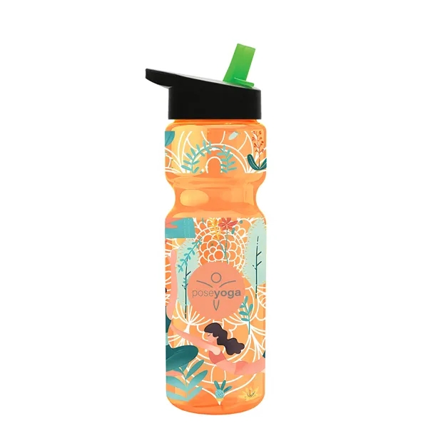 28 oz. Handle Straw Lid Bottle... from ASI 40480 Koozie Group