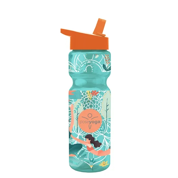 28 oz. Handle Straw Lid Bottle... from ASI 40480 Koozie Group