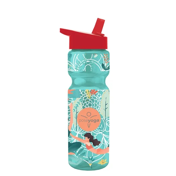 28 oz. Handle Straw Lid Bottle... from ASI 40480 Koozie Group