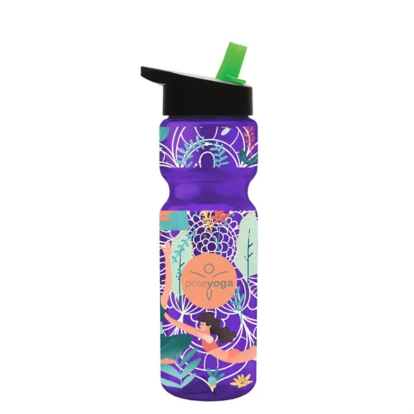 28 oz. Handle Straw Lid Bottle... from ASI 40480 Koozie Group
