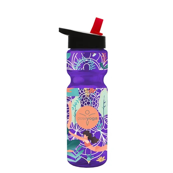 28 oz. Handle Straw Lid Bottle... from ASI 40480 Koozie Group