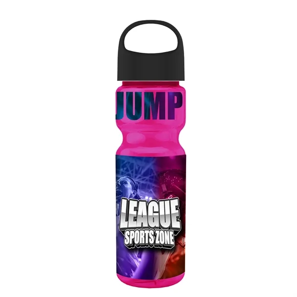Transparent sports bottle, 28 oz., heavy wall design for multiple use.... from ASI 40480 Koozie Group