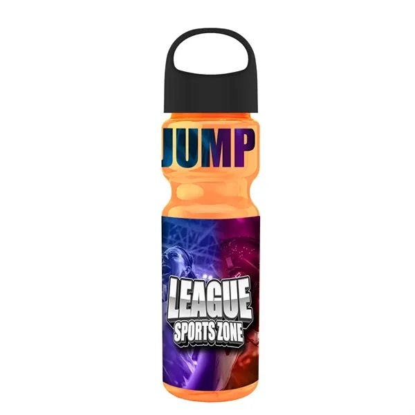 Transparent sports bottle, 28 oz., heavy wall design for multiple use.... from ASI 40480 Koozie Group
