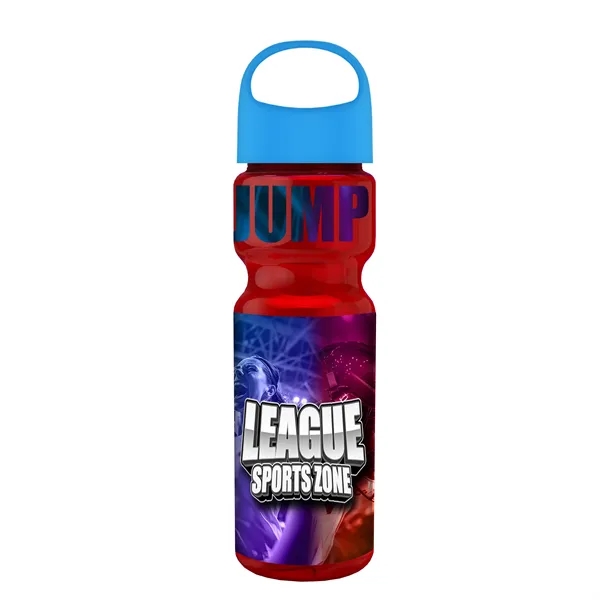 Transparent sports bottle, 28 oz., heavy wall design for multiple use.... from ASI 40480 Koozie Group