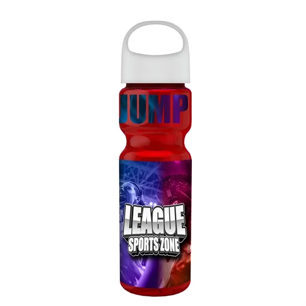 Transparent sports bottle, 28 oz., heavy wall design for multiple use.... from ASI 40480 Koozie Group