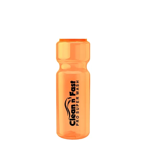 Transparent sports bottle, 28 oz., heavy wall design for multiple use.... from ASI 40480 Koozie Group
