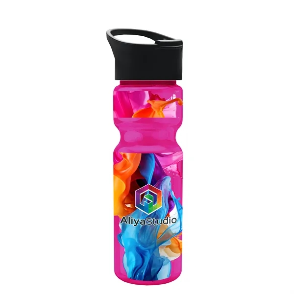 Champion - 28 oz. Trans. Bottle - Pop-up Sip Lid... from ASI 40480 Koozie Group
