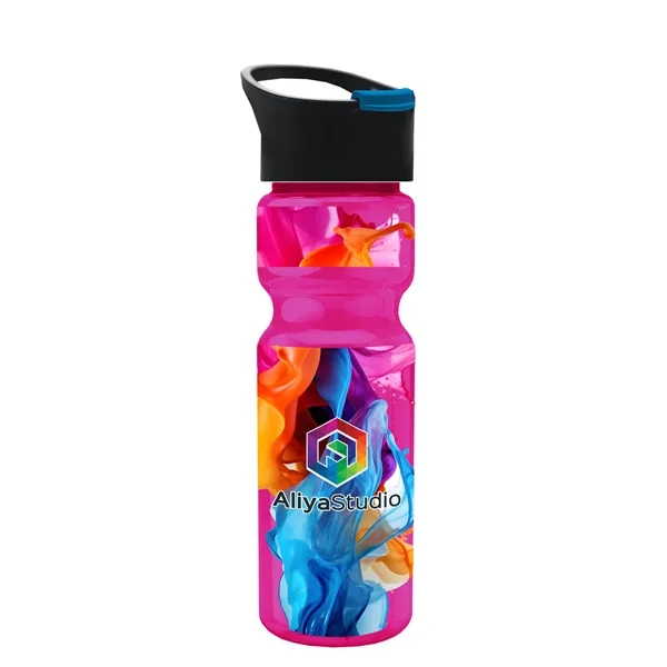 Champion - 28 oz. Trans. Bottle - Pop-up Sip Lid... from ASI 40480 Koozie Group