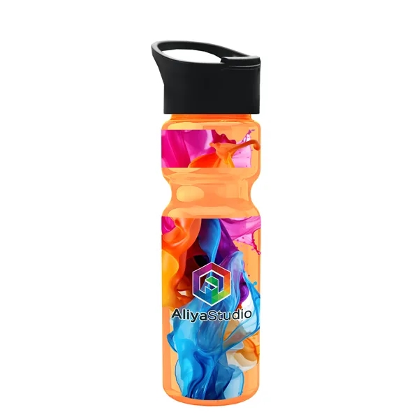 Champion - 28 oz. Trans. Bottle - Pop-up Sip Lid... from ASI 40480 Koozie Group