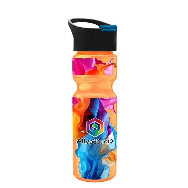 Champion - 28 oz. Trans. Bottle - Pop-up Sip Lid... from ASI 40480 Koozie Group