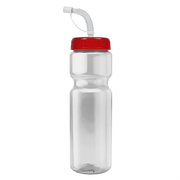 Transparent sports bottle, 28 oz., heavy wall design for multiple use.... from ASI 40480 Koozie Group