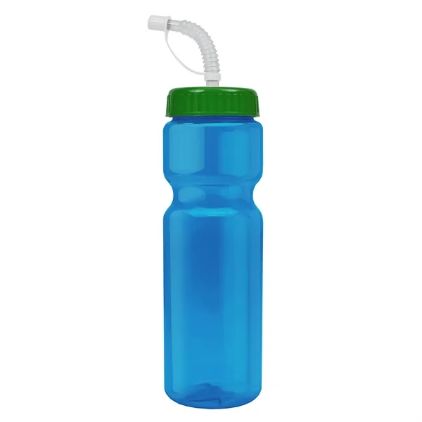 Transparent sports bottle, 28 oz., heavy wall design for multiple use.... from ASI 40480 Koozie Group