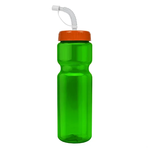 Transparent sports bottle, 28 oz., heavy wall design for multiple use.... from ASI 40480 Koozie Group