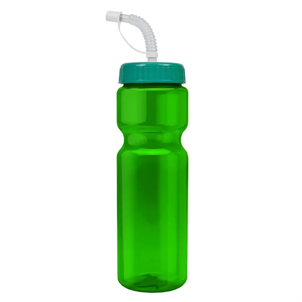 Transparent sports bottle, 28 oz., heavy wall design for multiple use.... from ASI 40480 Koozie Group