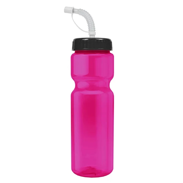 Transparent sports bottle, 28 oz., heavy wall design for multiple use.... from ASI 40480 Koozie Group