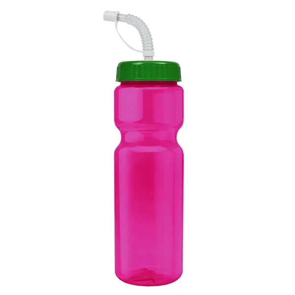 Transparent sports bottle, 28 oz., heavy wall design for multiple use.... from ASI 40480 Koozie Group