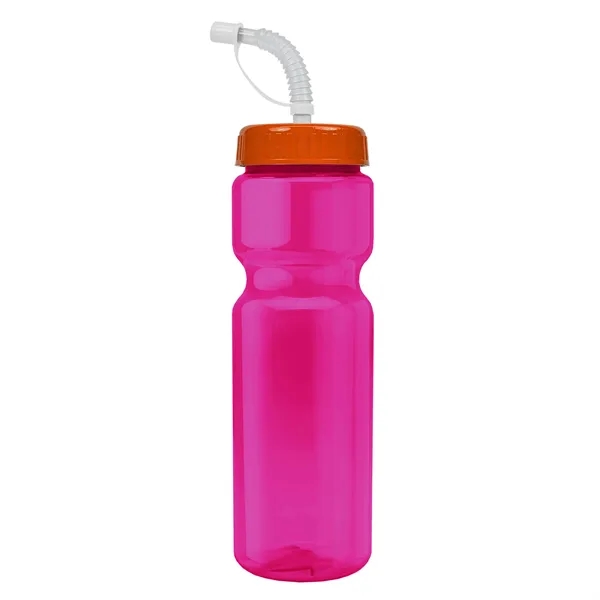 Transparent sports bottle, 28 oz., heavy wall design for multiple use.... from ASI 40480 Koozie Group