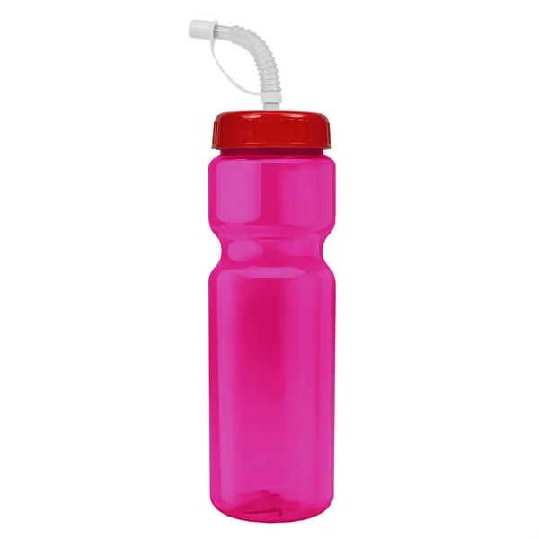 Transparent sports bottle, 28 oz., heavy wall design for multiple use.... from ASI 40480 Koozie Group
