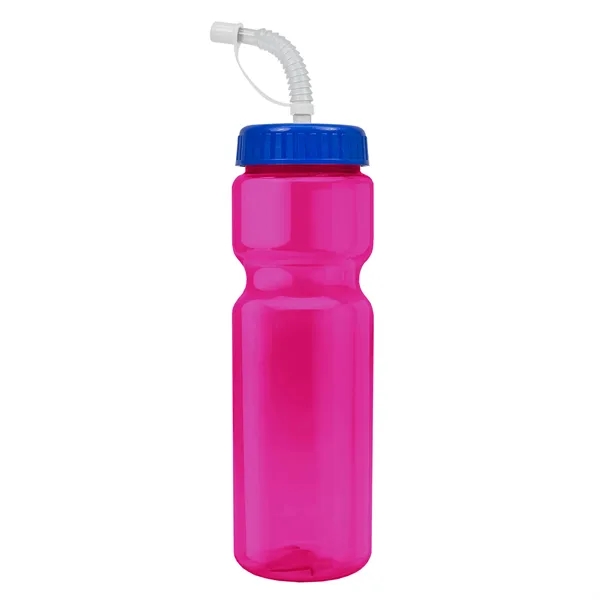 Transparent sports bottle, 28 oz., heavy wall design for multiple use.... from ASI 40480 Koozie Group