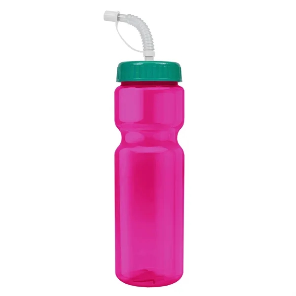 Transparent sports bottle, 28 oz., heavy wall design for multiple use.... from ASI 40480 Koozie Group