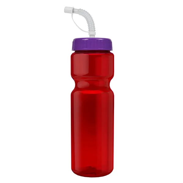 Transparent sports bottle, 28 oz., heavy wall design for multiple use.... from ASI 40480 Koozie Group