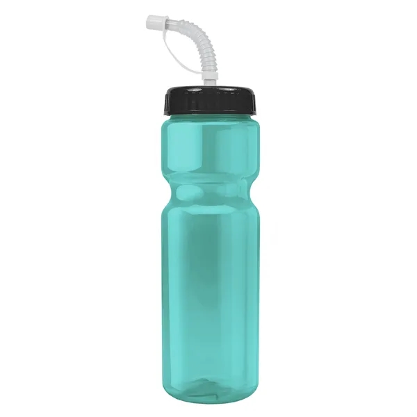 Transparent sports bottle, 28 oz., heavy wall design for multiple use.... from ASI 40480 Koozie Group