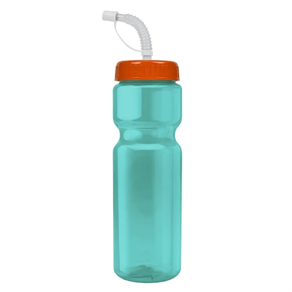 Transparent sports bottle, 28 oz., heavy wall design for multiple use.... from ASI 40480 Koozie Group