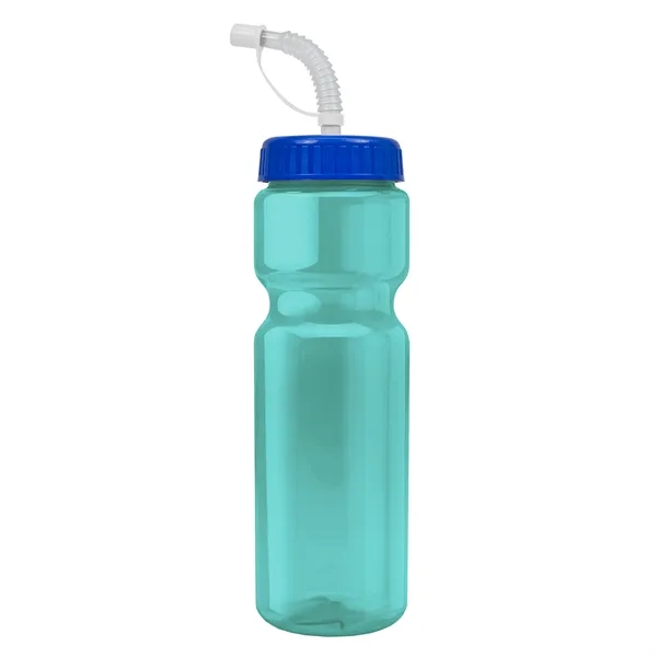 Transparent sports bottle, 28 oz., heavy wall design for multiple use.... from ASI 40480 Koozie Group