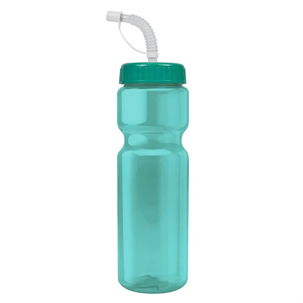 Transparent sports bottle, 28 oz., heavy wall design for multiple use.... from ASI 40480 Koozie Group