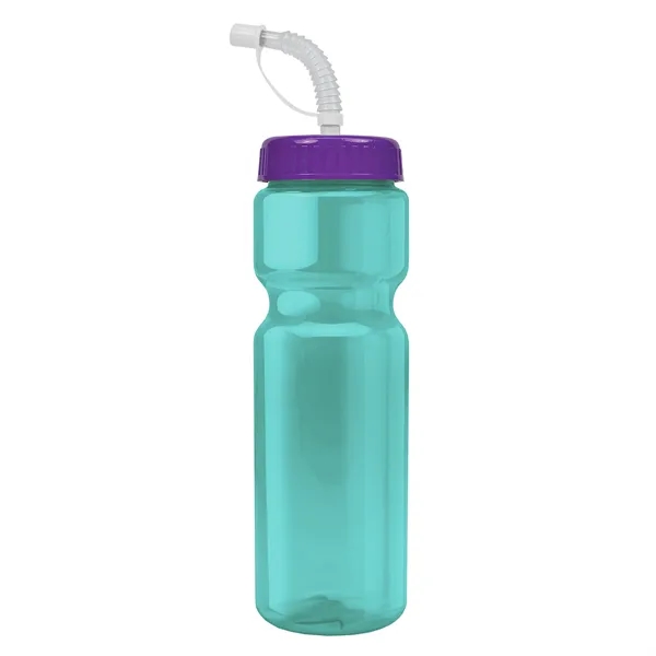 Transparent sports bottle, 28 oz., heavy wall design for multiple use.... from ASI 40480 Koozie Group
