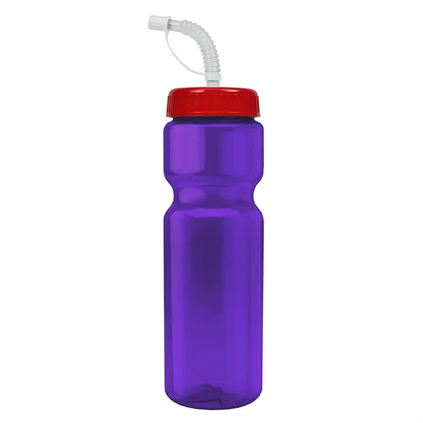 Transparent sports bottle, 28 oz., heavy wall design for multiple use.... from ASI 40480 Koozie Group