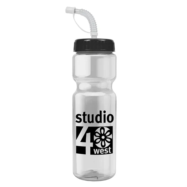 Transparent sports bottle, 28 oz., heavy wall design for multiple use.... from ASI 40480 Koozie Group