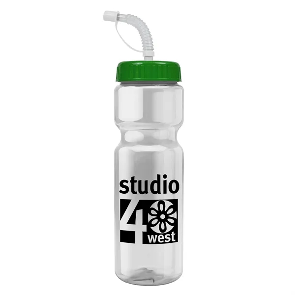 Transparent sports bottle, 28 oz., heavy wall design for multiple use.... from ASI 40480 Koozie Group