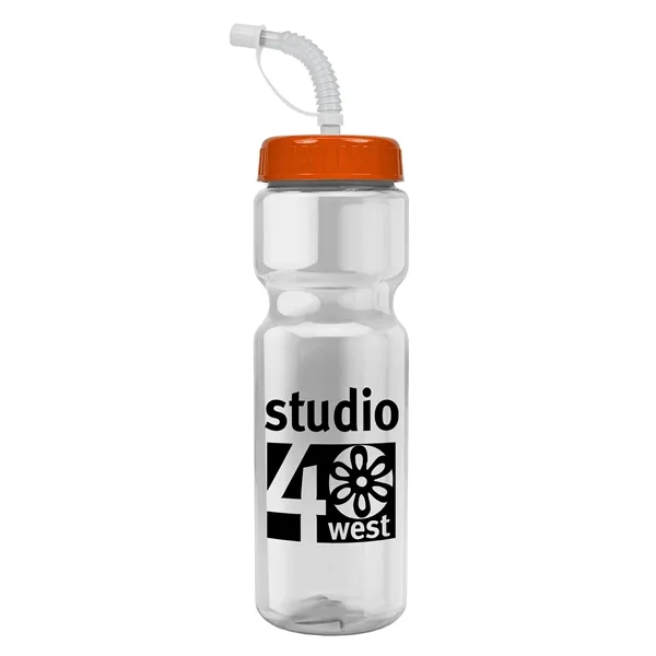 Transparent sports bottle, 28 oz., heavy wall design for multiple use.... from ASI 40480 Koozie Group