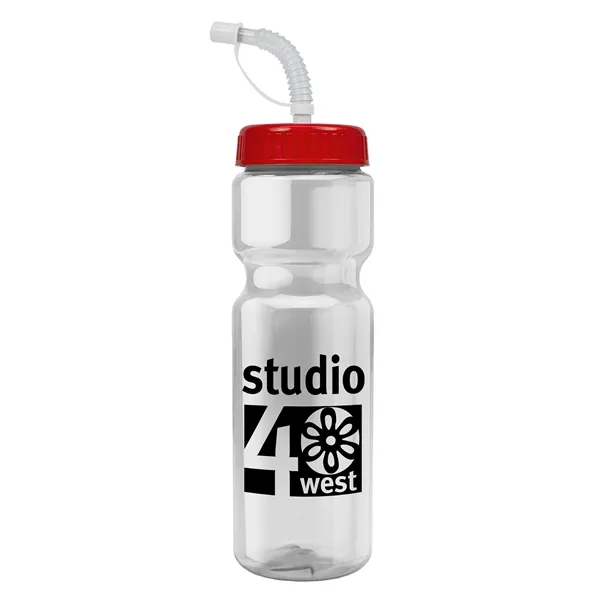 Transparent sports bottle, 28 oz., heavy wall design for multiple use.... from ASI 40480 Koozie Group