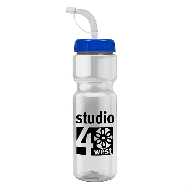 Transparent sports bottle, 28 oz., heavy wall design for multiple use.... from ASI 40480 Koozie Group