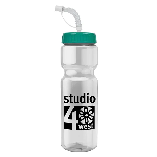 Transparent sports bottle, 28 oz., heavy wall design for multiple use.... from ASI 40480 Koozie Group